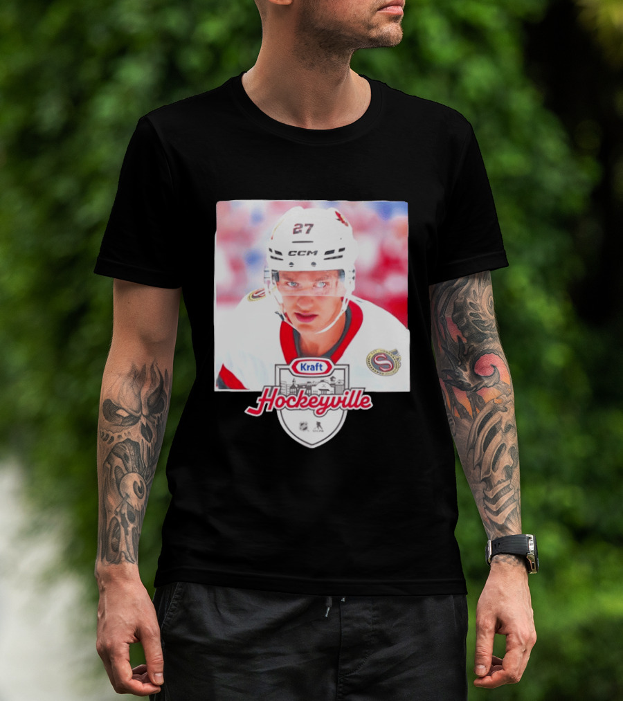 Ottawa Senators 27 Kraft Hockeyville CCM T-Shirt