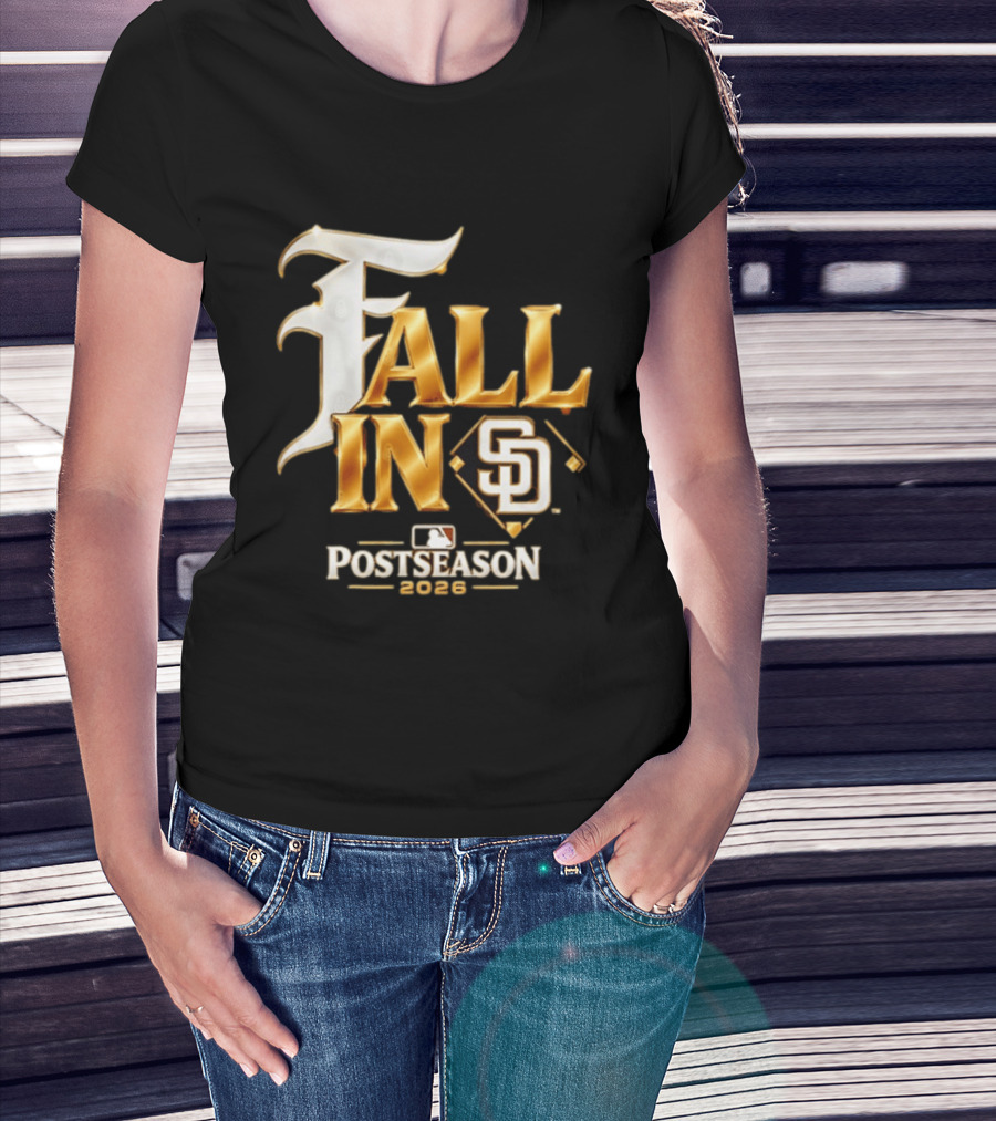 San Diego Padres Fall In SD Postseason 2026 MLB T-Shirt