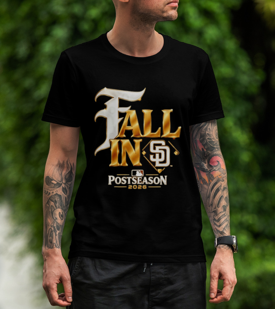 San Diego Padres Fall In SD Postseason 2026 MLB T-Shirt