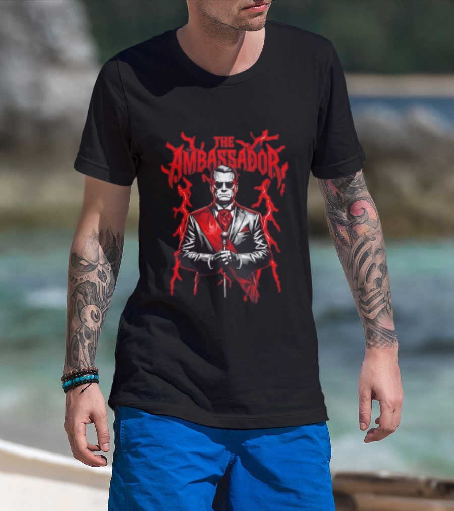 The Ambassador Red Suit Masterclass Suspect T-Shirt
