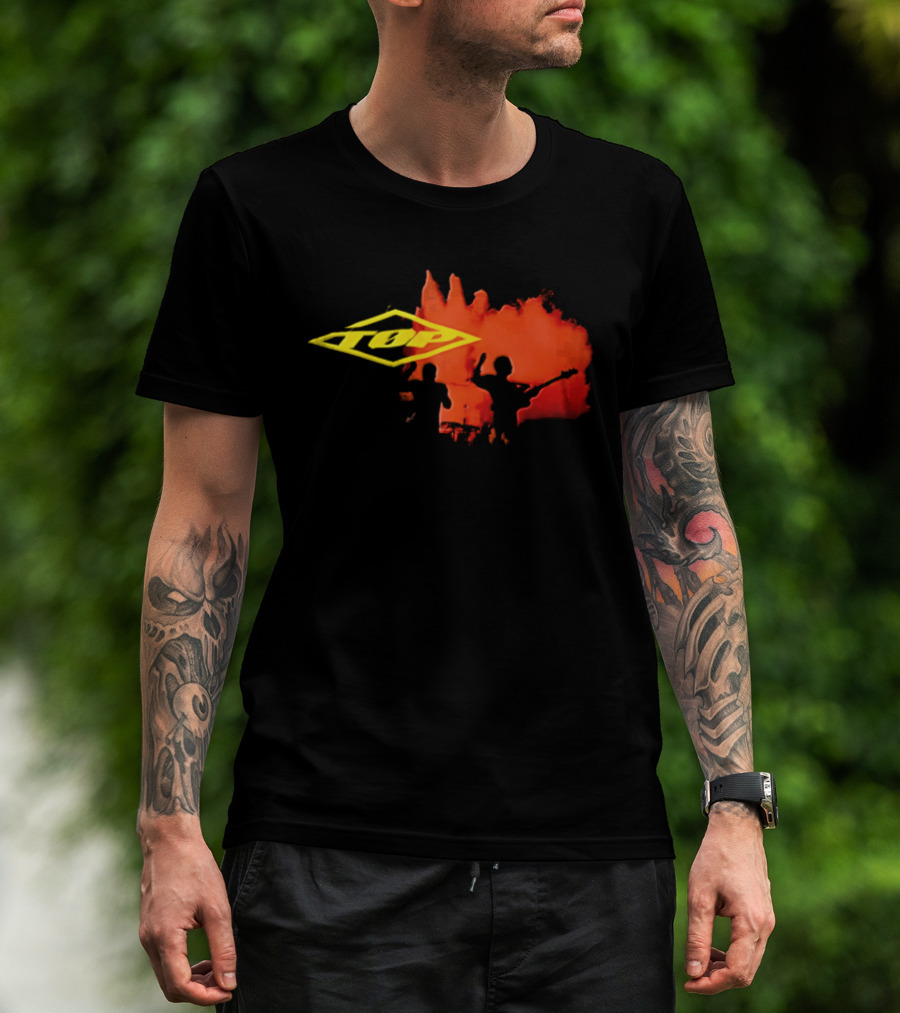 Twenty One Pilots Top Logo Red Splash T-Shirt