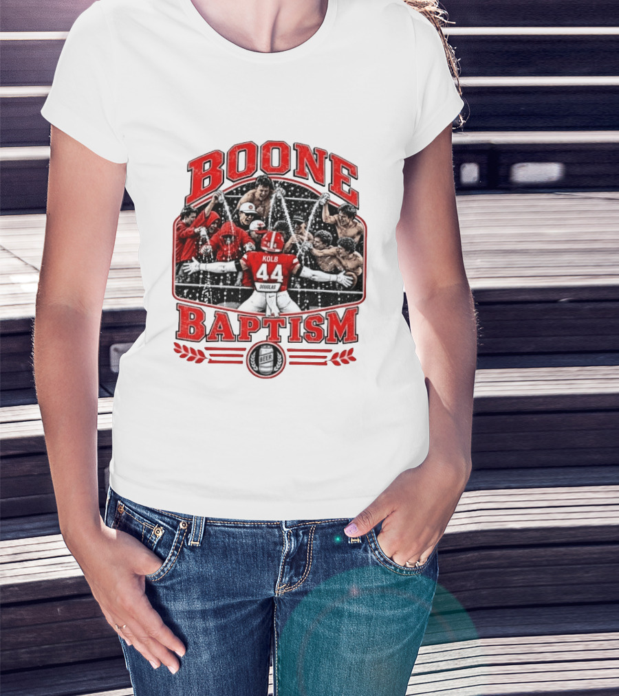 Oklahoma State Cowboys Boone Baptism Kolb 44 Football Celebration Team Spirit T-Shirt