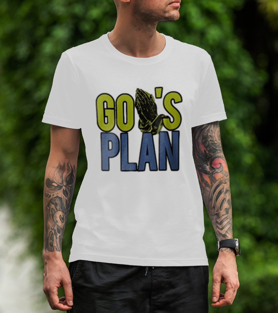 GO'S PLAN Praying Hands T-Shirt