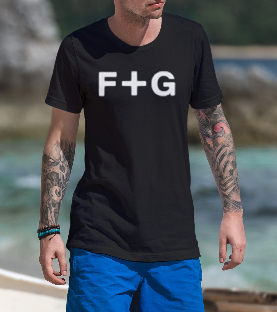 Bronze Avery F+G White T-Shirt
