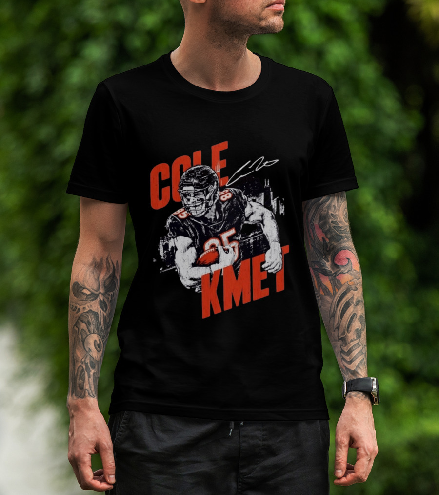 Cole Kmet Chicago Bears Football Iconic Number 85 Sports T-Shirt