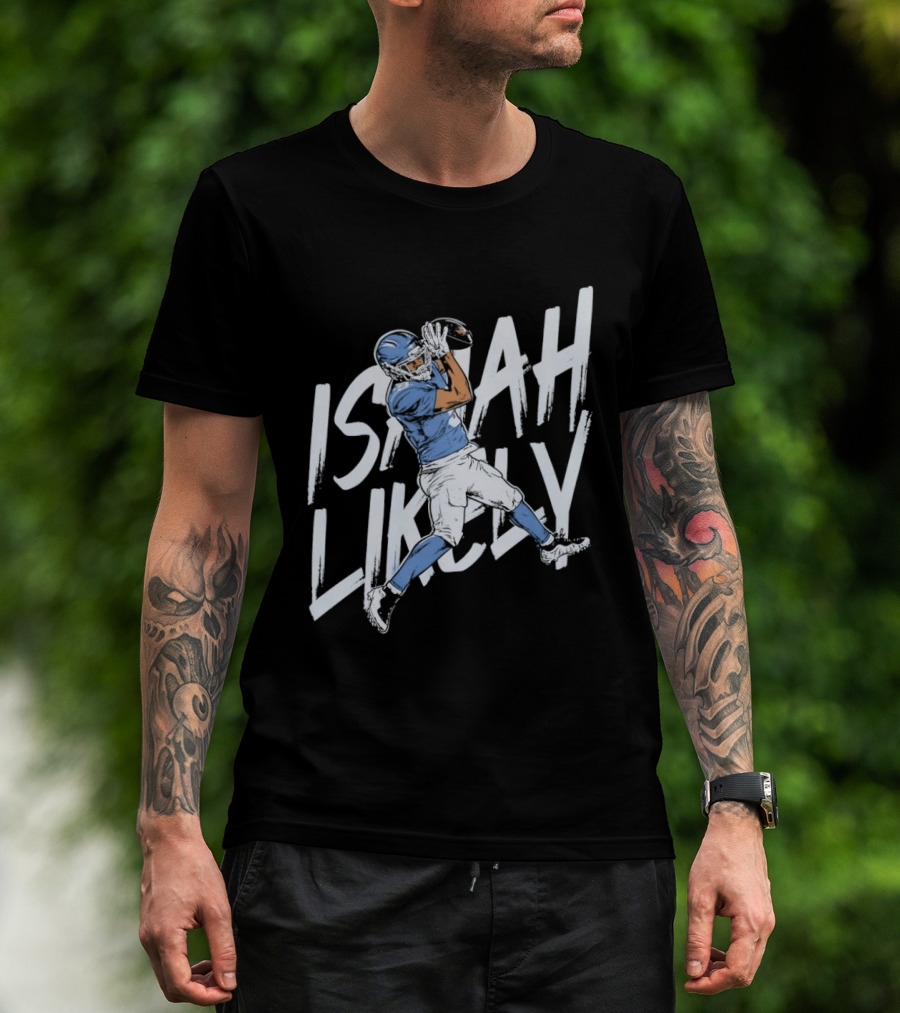 Isaiah Likely Football Catch New York Giants Player T-Shirt