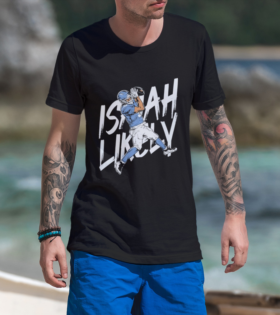 Isaiah Likely Football Catch New York Giants Player T-Shirt