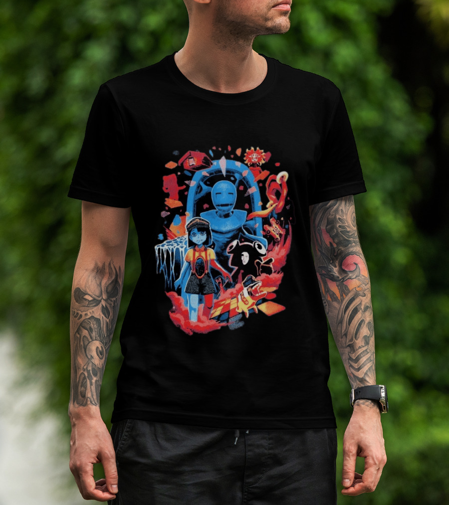 ENA Dream BBQ Lonely Door Character Art And Surreal T-Shirt