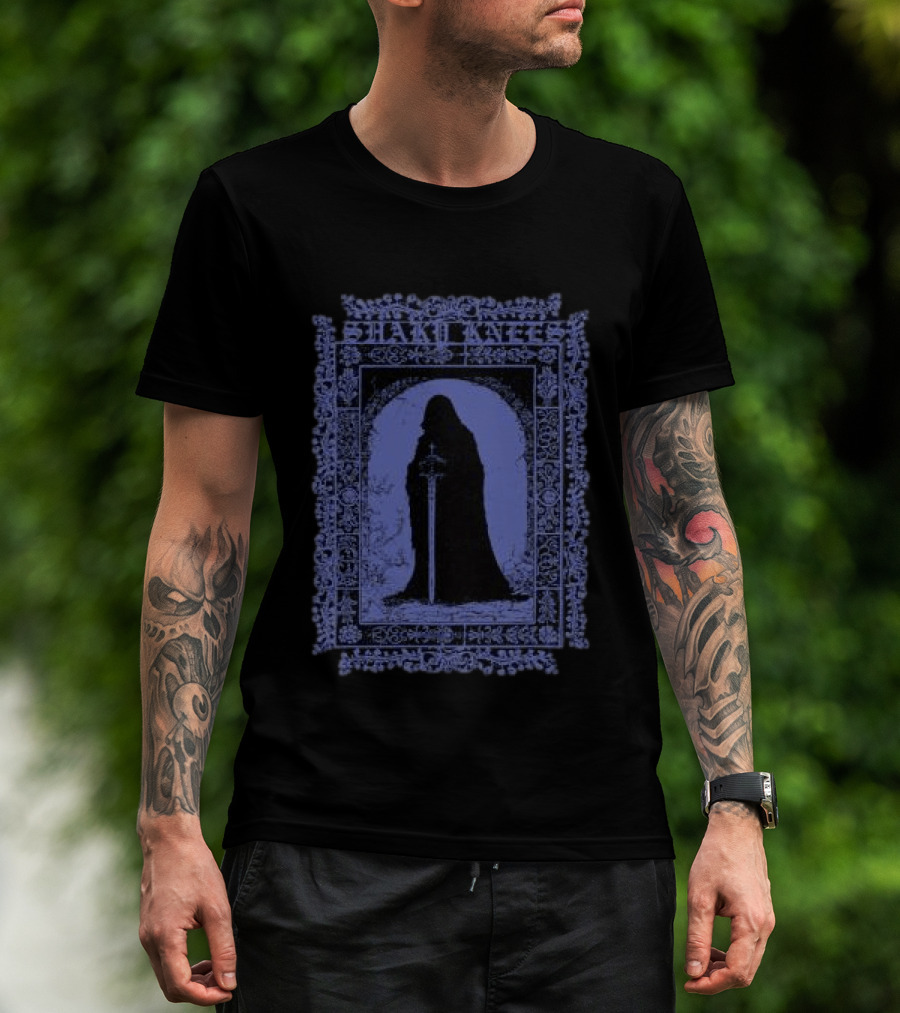 Shaky Knees Festival Store Reaper Lineup Arched Medieval Frame T-Shirt