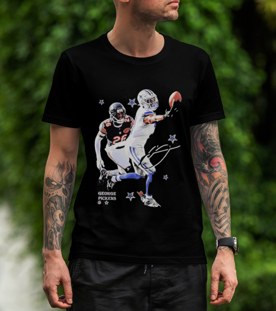 George Pickens NFL Action Dallas Cowboys Vs Chicago Bears Game Highlights T-Shirt