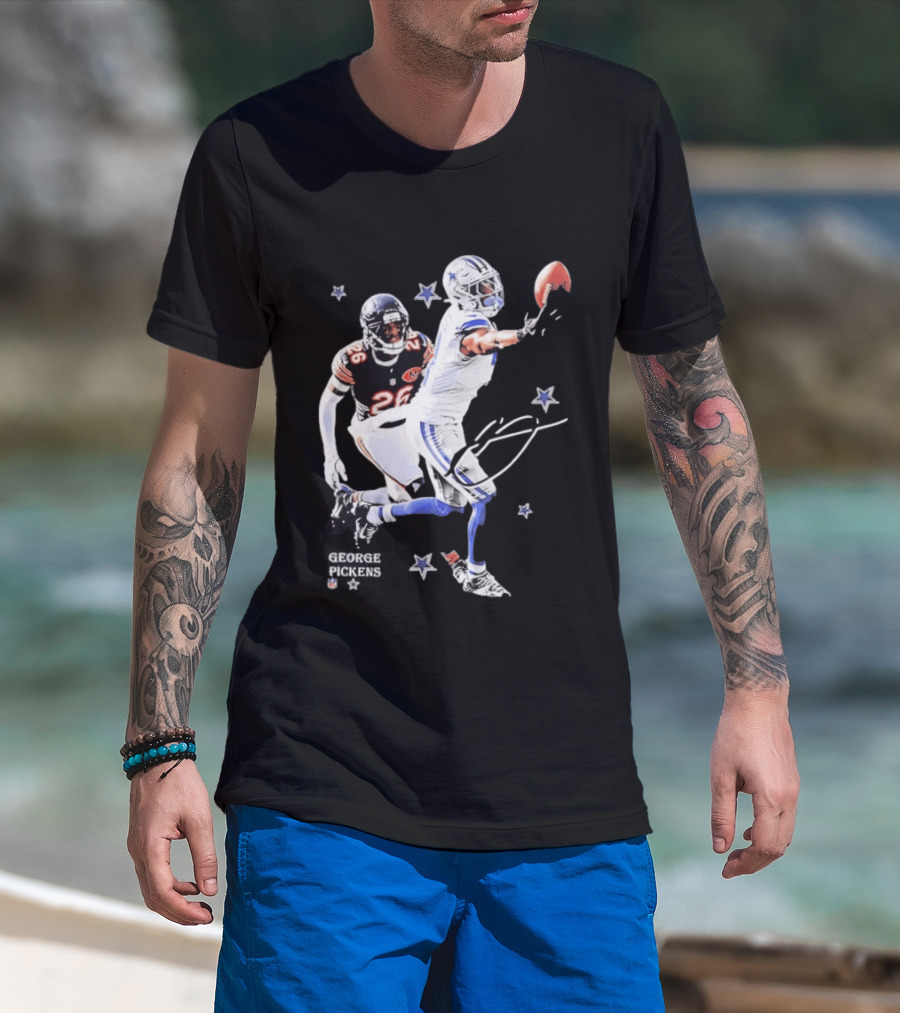 George Pickens NFL Action Dallas Cowboys Vs Chicago Bears Game Highlights T-Shirt