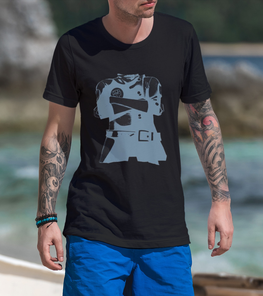 Gorillaz Store Stylo Hood Black Fist T-Shirt