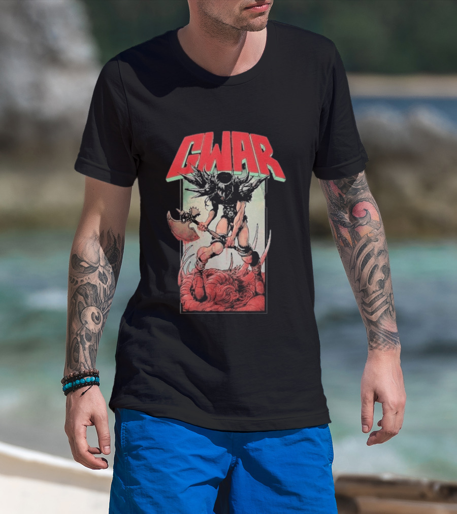 Gwar Balsac The Jaws Of Death Barbaric Warrior Monster T-Shirt