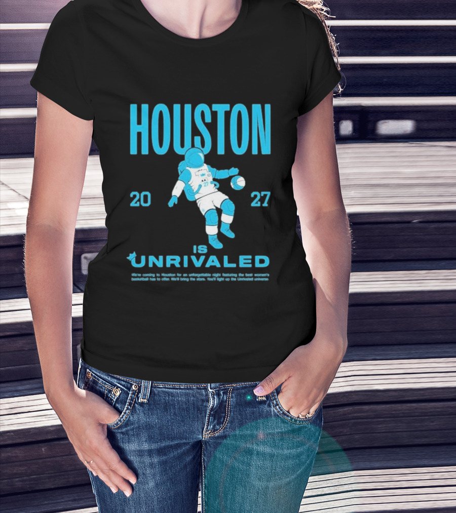 Houston 2027 Is Unrivaled Astronaut Catcher T-Shirt