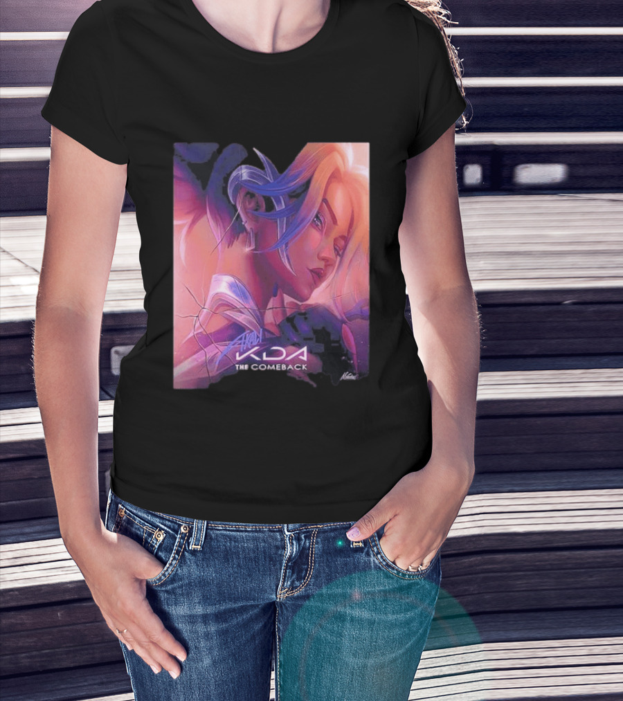 Akali KDA The Comeback Arcane League Of Legends Nikkotari T-Shirt