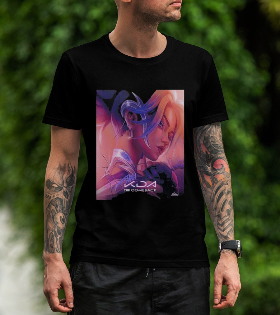 Akali KDA The Comeback Arcane League Of Legends Nikkotari T-Shirt