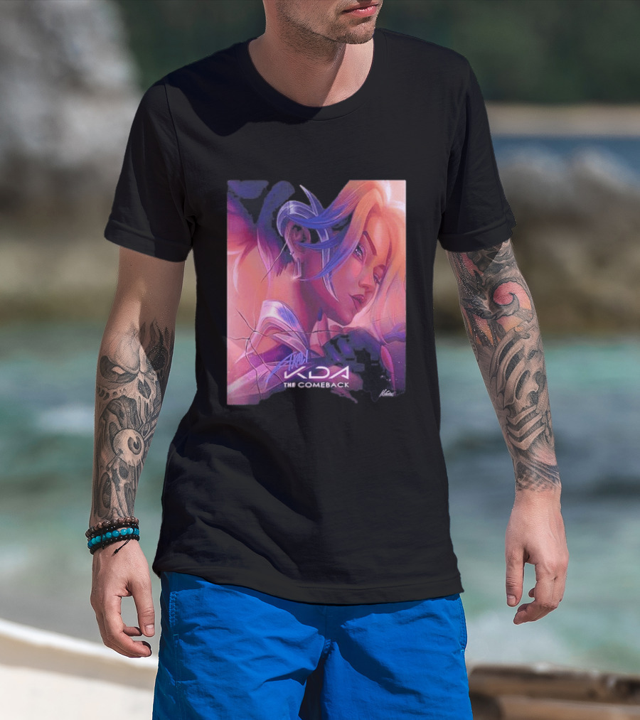 Akali KDA The Comeback Arcane League Of Legends Nikkotari T-Shirt