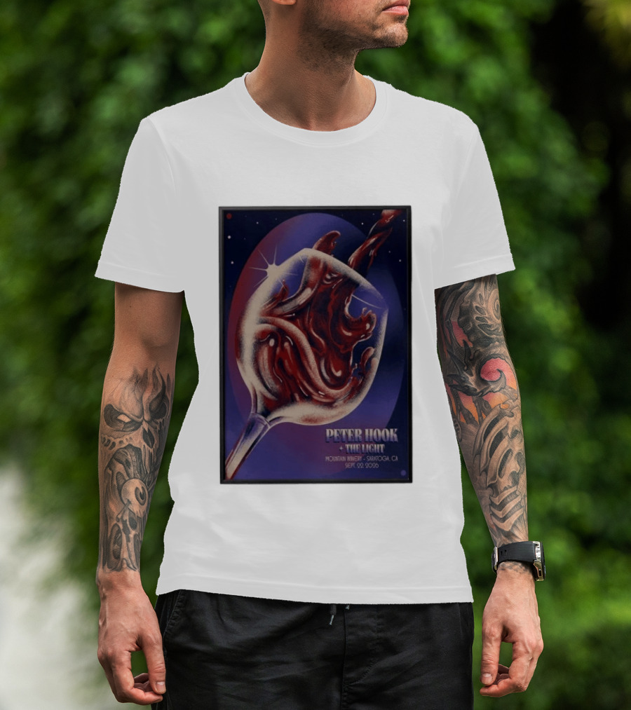 Peter Hook And The Light Mountain Winery Saratoga CA Sept 22 2026 T-Shirt