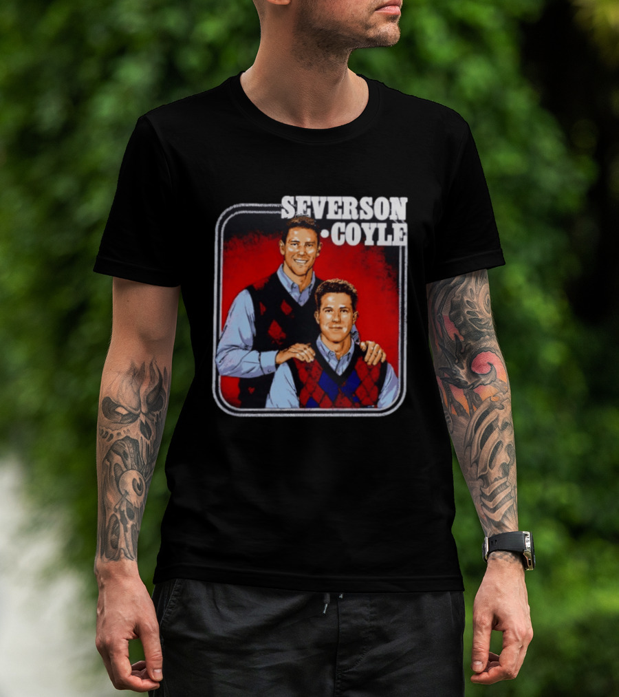 Severson Coyle Columbus Blue Jackets Step Brothers T-Shirt