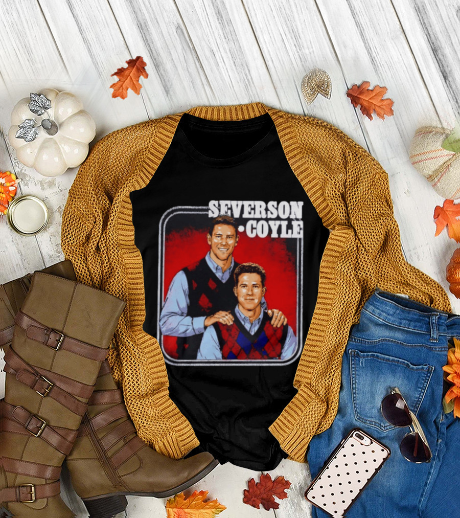 Severson Coyle Columbus Blue Jackets Step Brothers T-Shirt