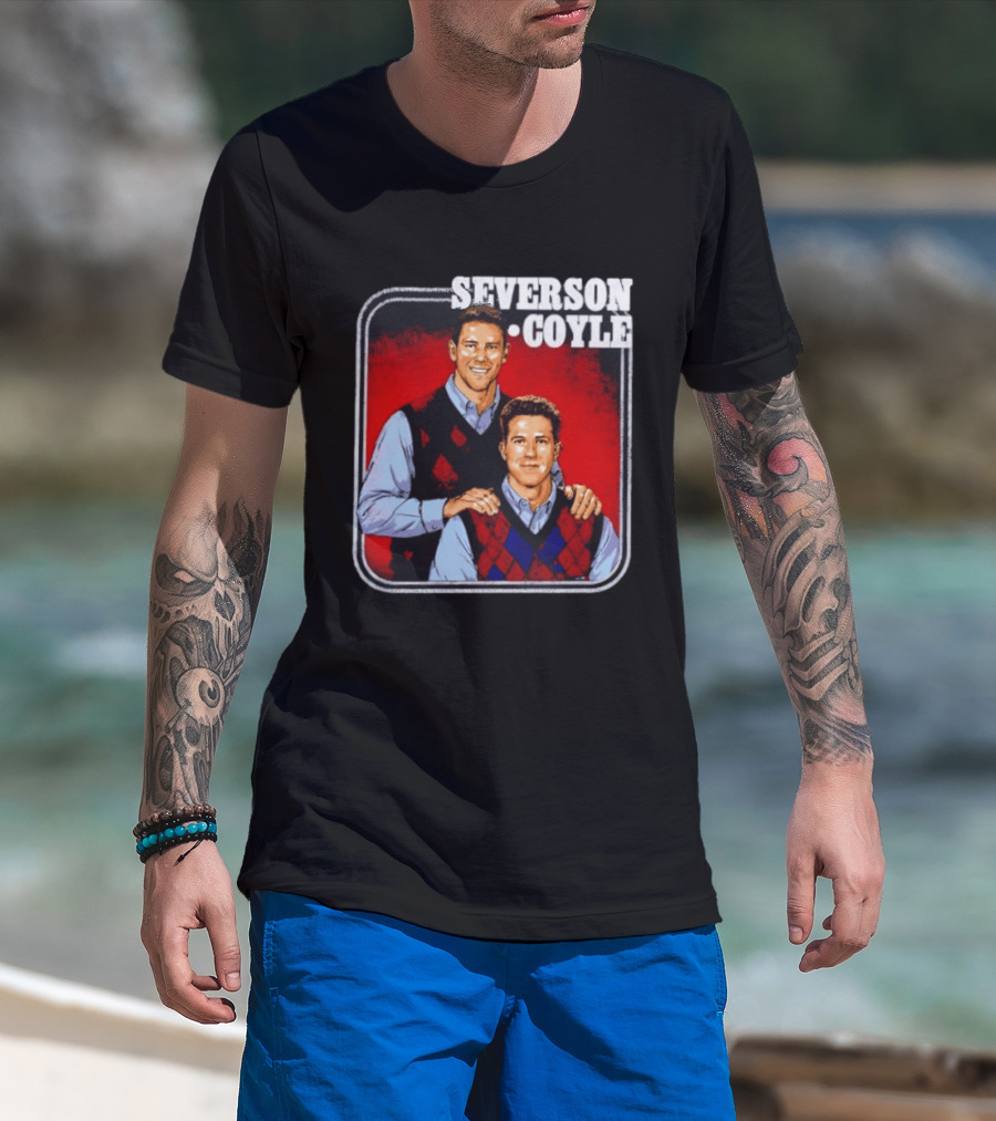 Severson Coyle Columbus Blue Jackets Step Brothers T-Shirt