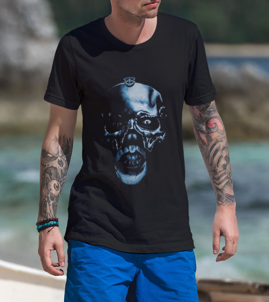 Impericon Ghost Skull Face Creepy Horror Teef T-Shirt