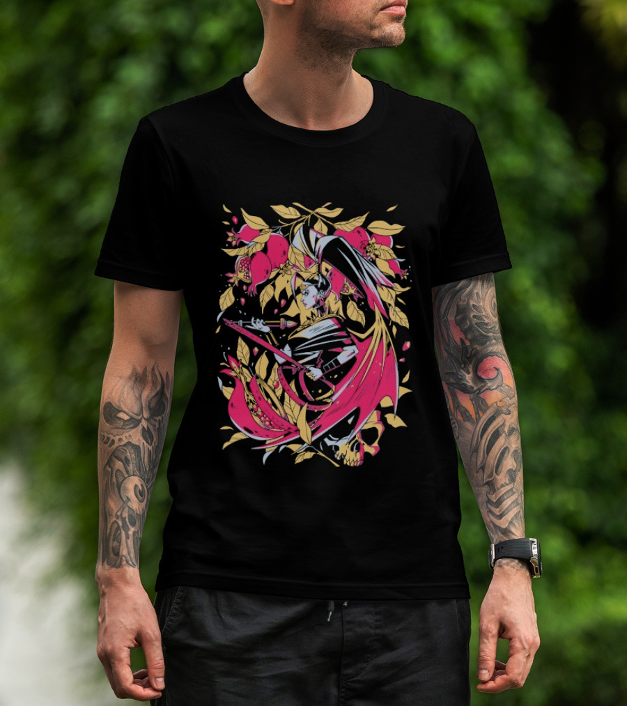 Hades First Of The Furies Mythical Foliage Sword T-Shirt