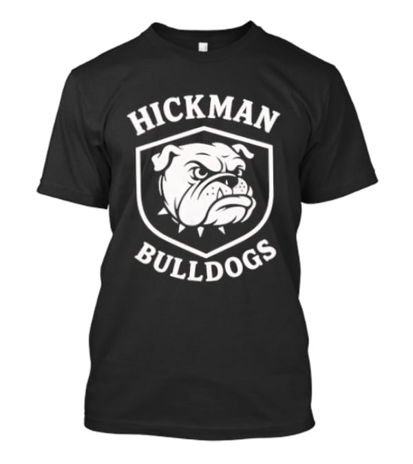 Hickman Bulldogs Mascot Shield T-Shirt