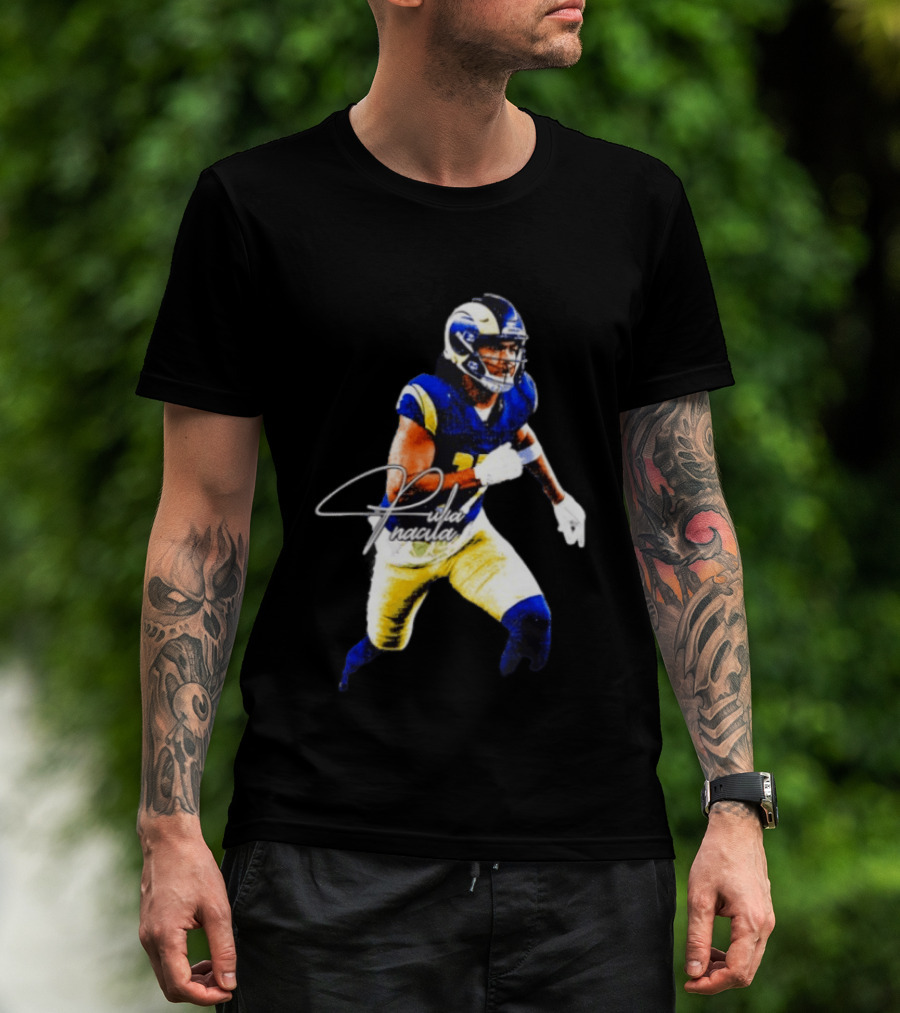 Puka Nacua Los Angeles Rams Player Signature NFL Football T-Shirt