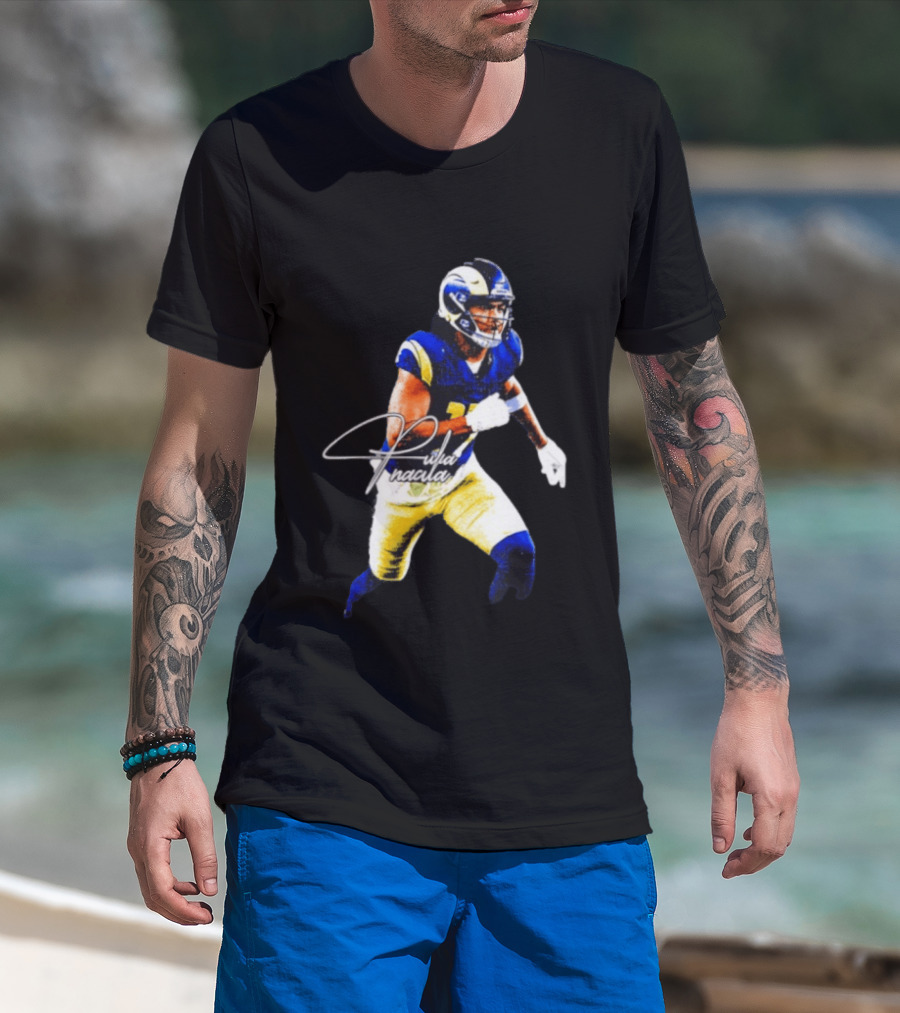 Puka Nacua Los Angeles Rams Player Signature NFL Football T-Shirt