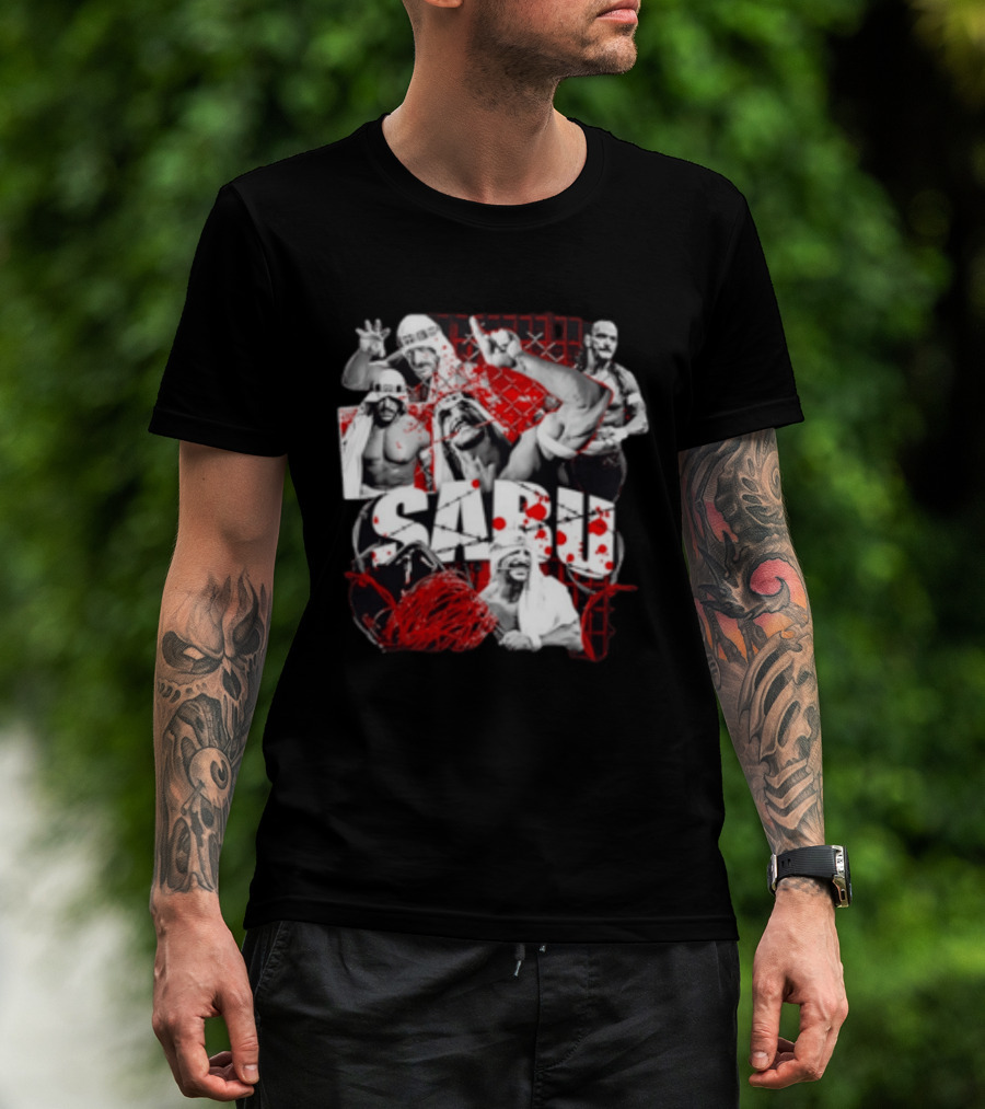 Sabu Homicidal Suicidal Genocidal Wrestling Legend T-Shirt