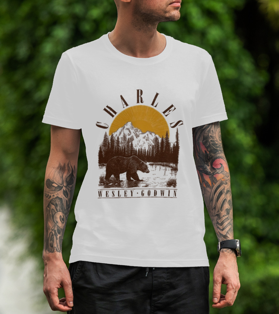 Charles Wesley Godwin Bear Mountain Sunset Forest T-Shirt