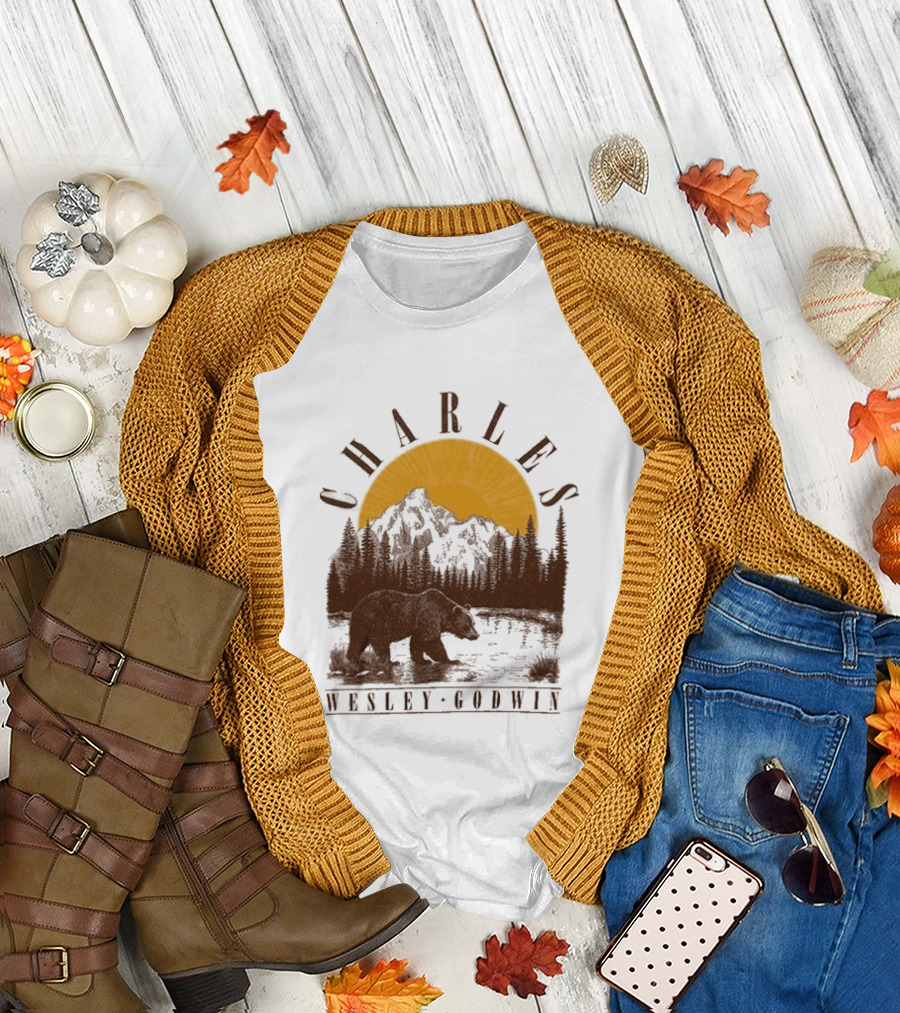 Charles Wesley Godwin Bear Mountain Sunset Forest T-Shirt