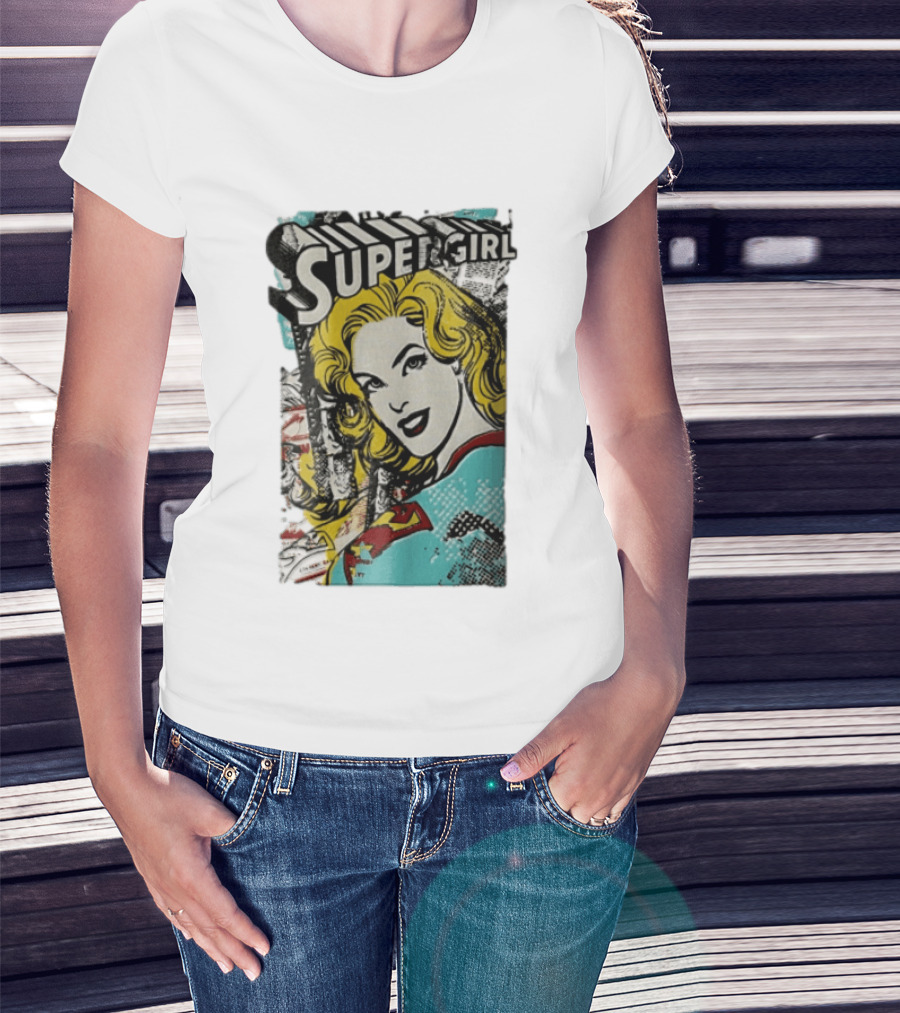 Supergirl DC Comics Blonde Woman Pop T-Shirt