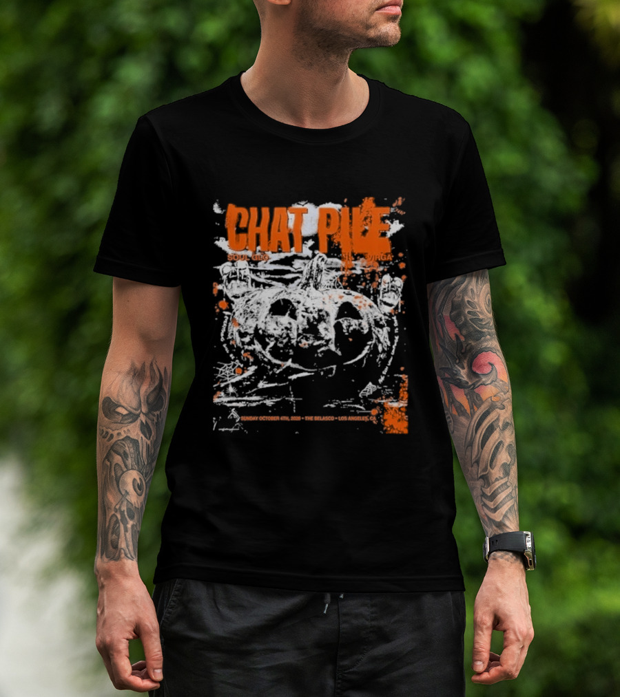 Chat Pile Event October 4 2026 The Belasco Los Angeles CA Sonic Gig T-Shirt