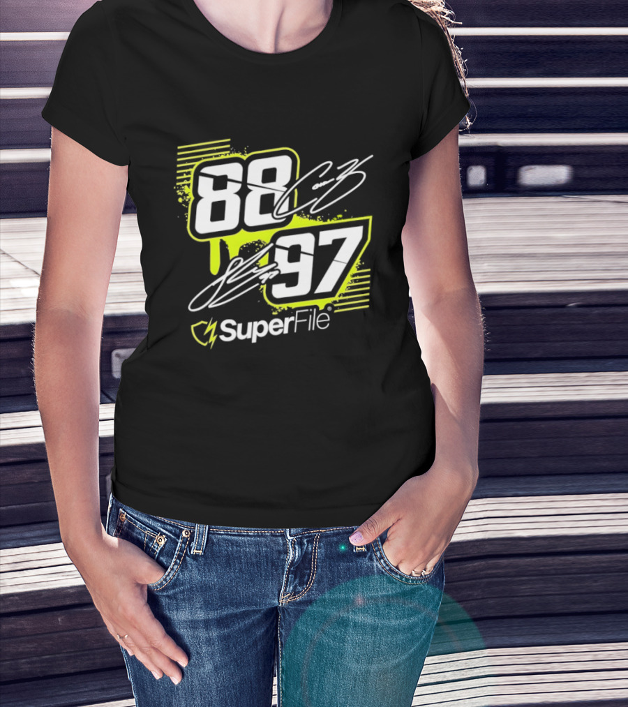 Connor Zilisch 88 Shane Van Gisbergen 97 SuperFile T-Shirt