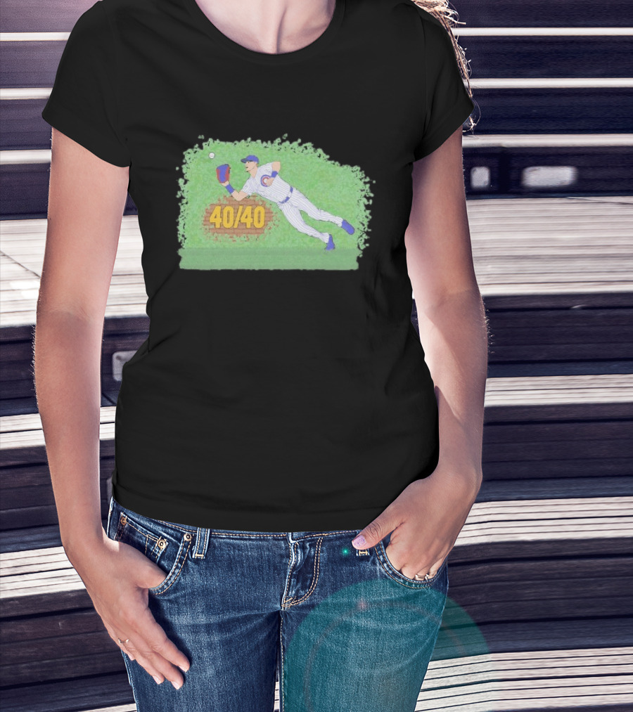 Pete Crow Armstrong 40 40 Chicago Cubs Diving Catch T-Shirt