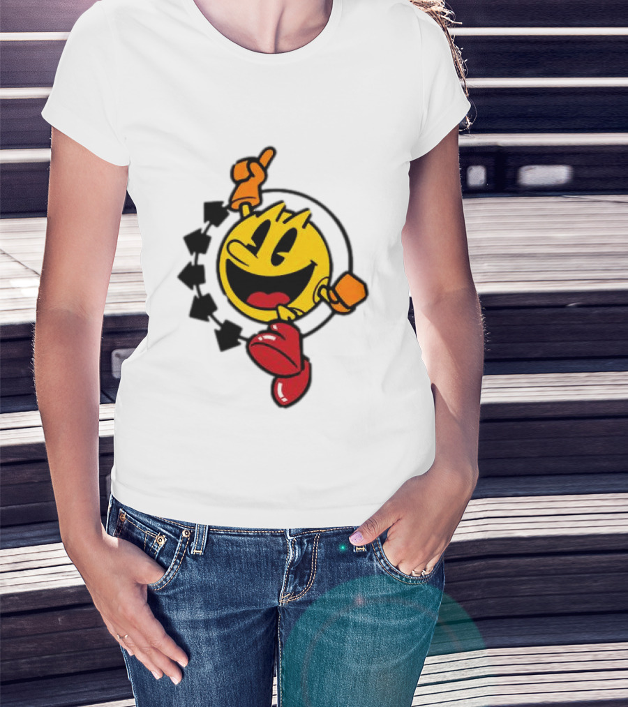Pac Man X Blink 182 Smiley Collaboration T-Shirt