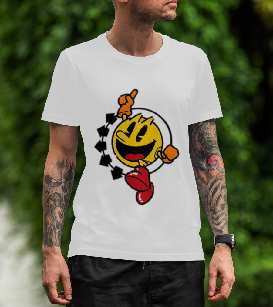 Pac Man X Blink 182 Smiley Collaboration T-Shirt