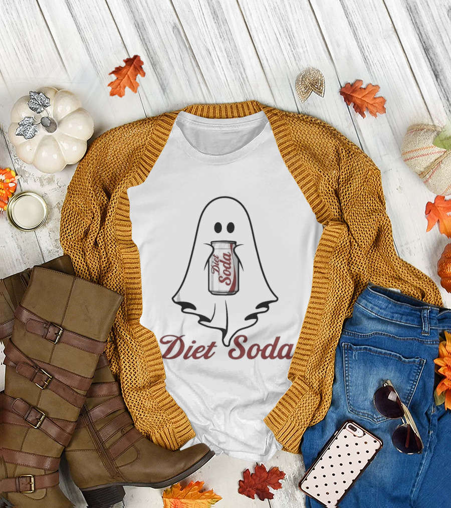 Diet Soda Ghost Halloween T-Shirt