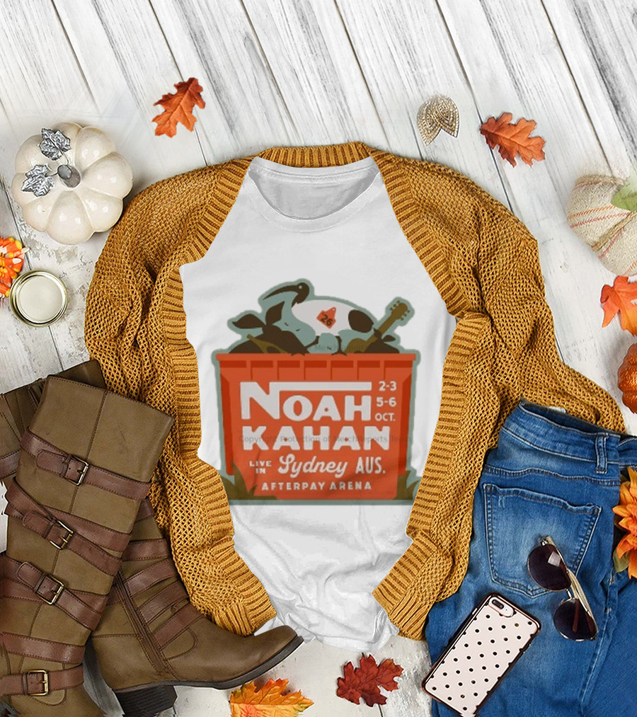 Noah Kahan Live In Sydney AUS Afterpay Arena October 2 3 5 6 2026 T-Shirt