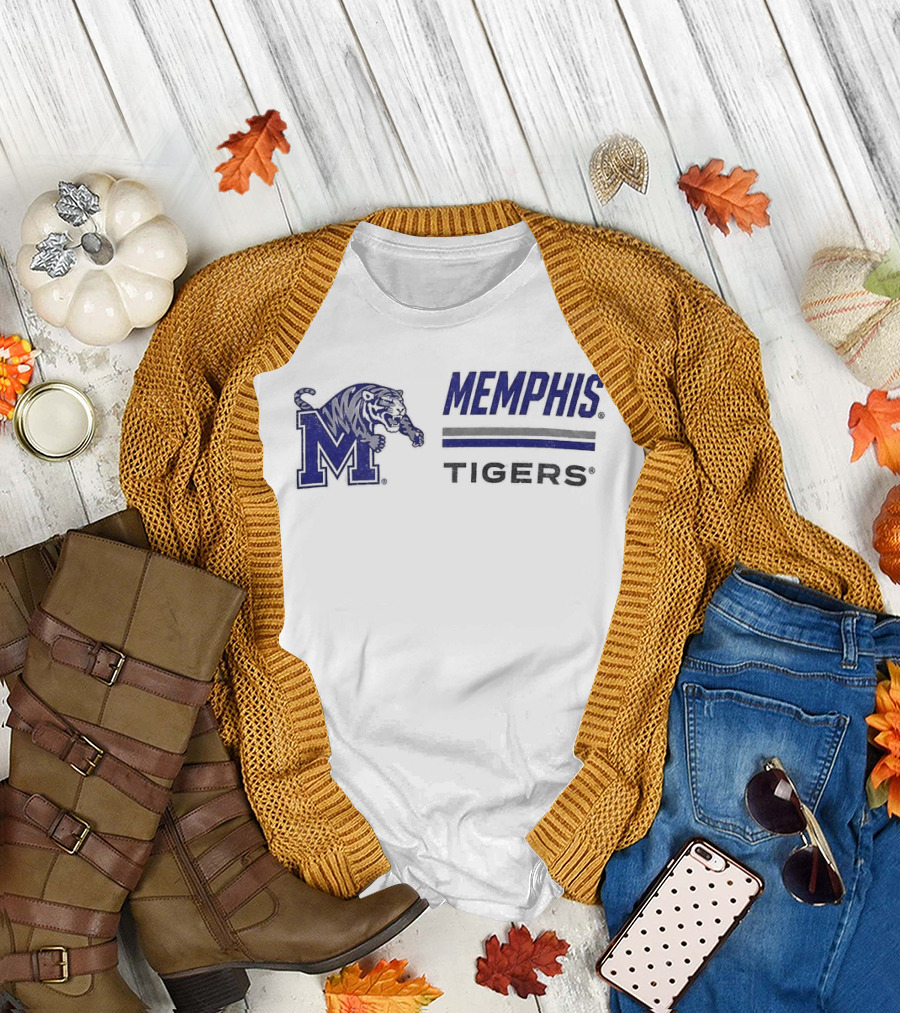 Tatum Bittick Memphis Tigers M Logo Football Basketball Fan T-Shirt