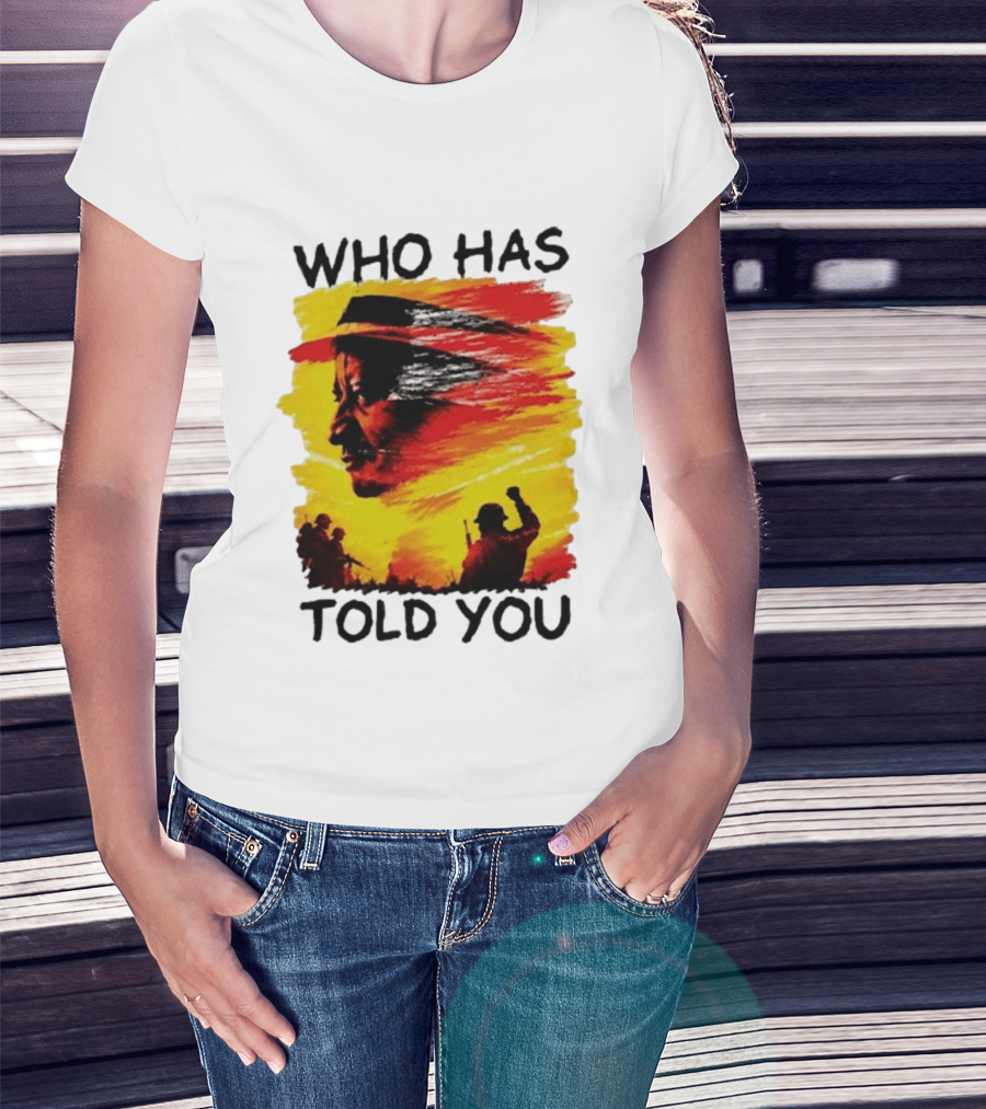 Edwin Sifuna Wears Raila Odinga's Who Has Told You T-Shirt