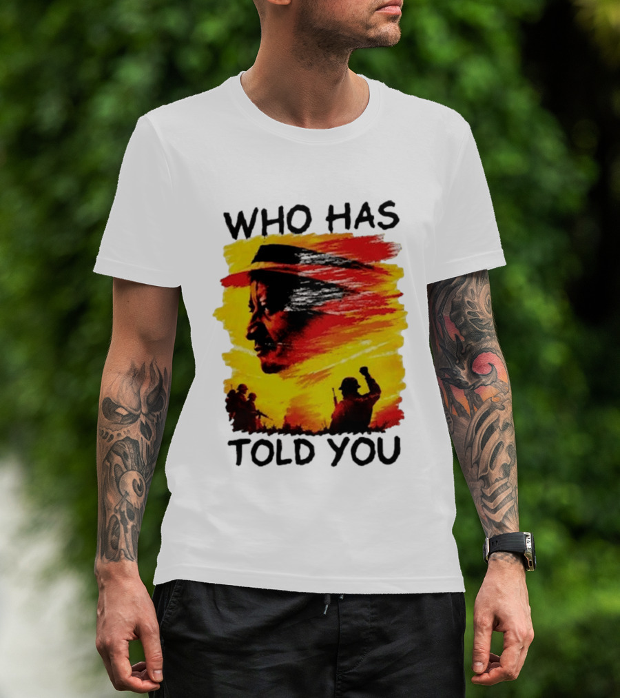 Edwin Sifuna Wears Raila Odinga's Who Has Told You T-Shirt
