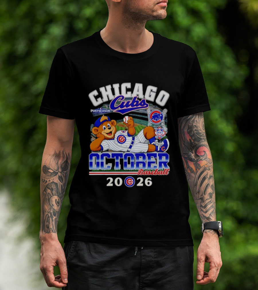 Chicago Cubs 2026 Postseason October Baseball T-Shirt