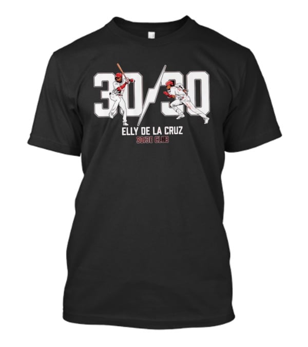 Cincinnati Reds Baseball Elly De La Cruz 30/30 Club T-Shirt
