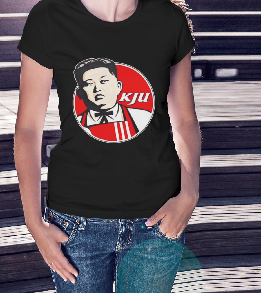 KJU Parody Red Circle Colonel Inspired It's Not KFC T-Shirt