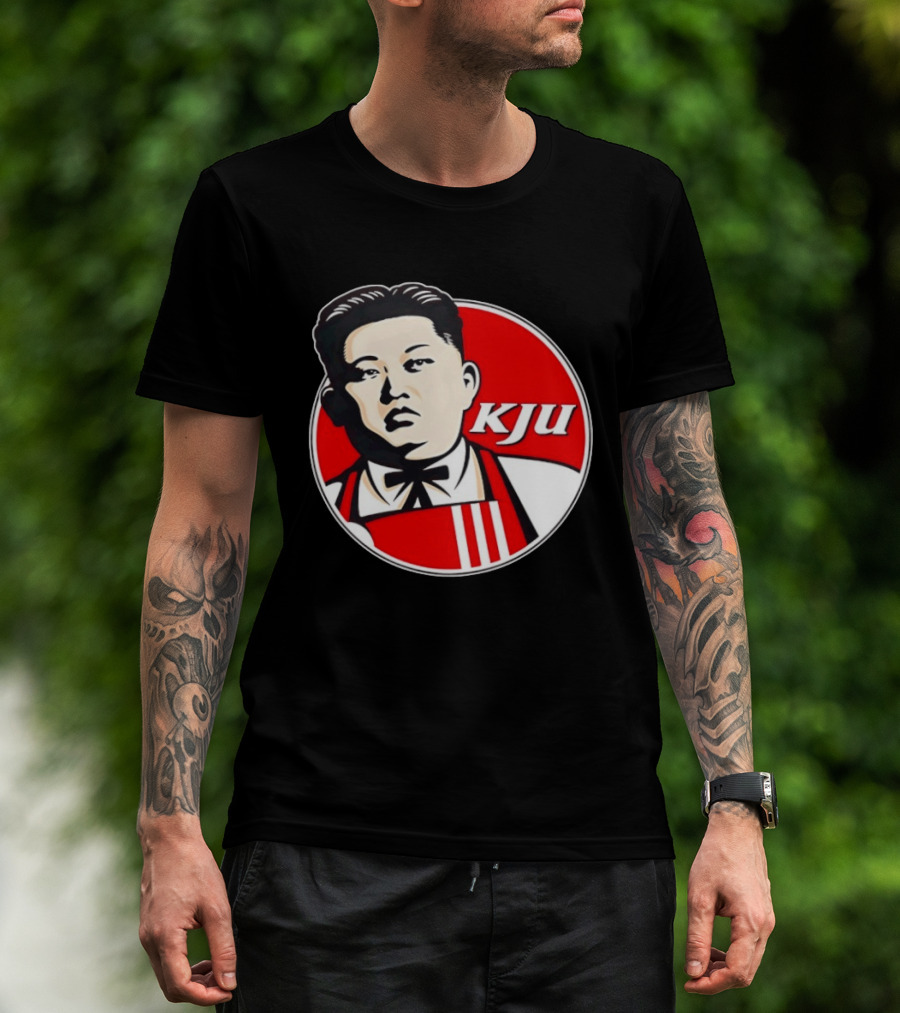 KJU Parody Red Circle Colonel Inspired It's Not KFC T-Shirt
