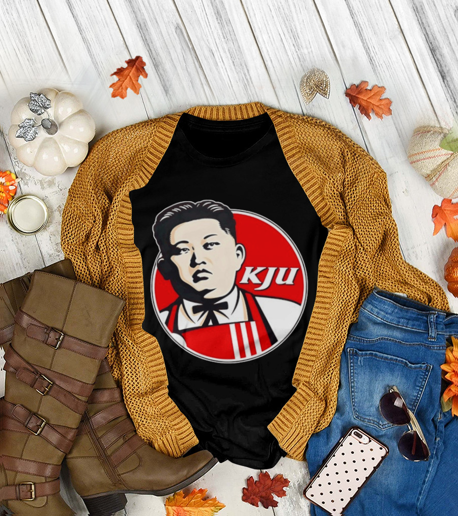 KJU Parody Red Circle Colonel Inspired It's Not KFC T-Shirt