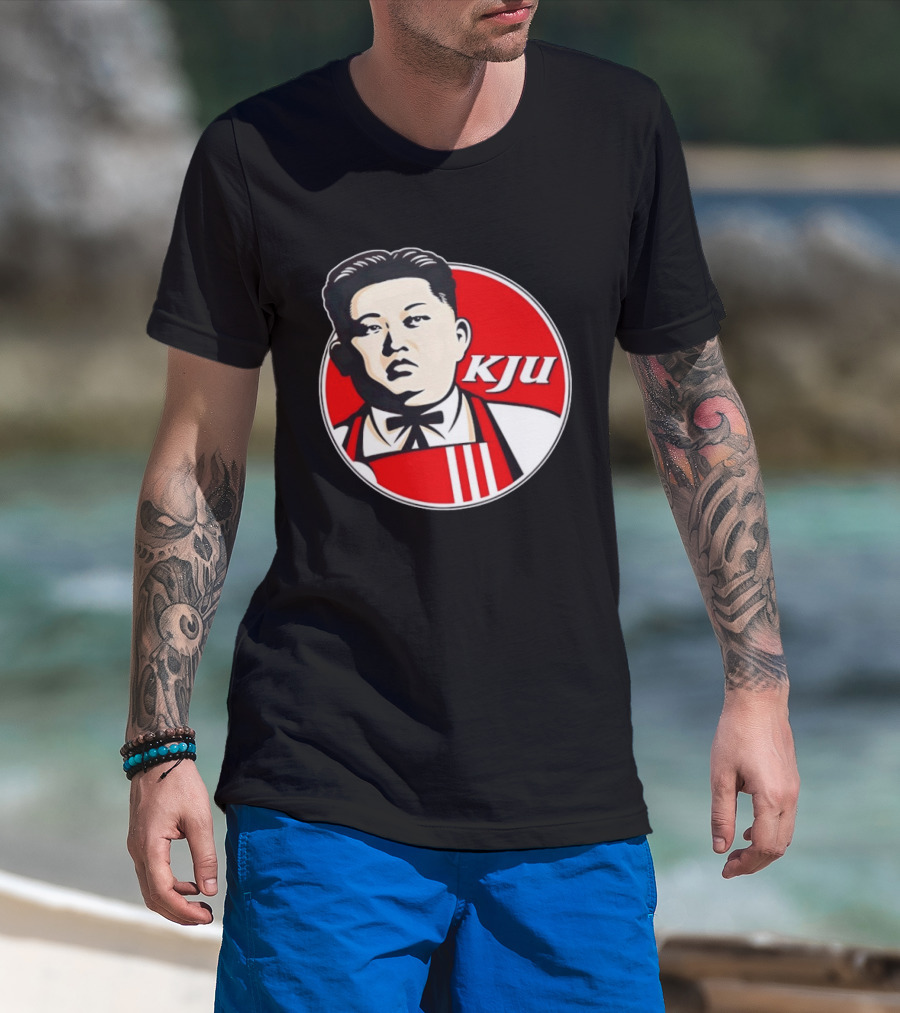 KJU Parody Red Circle Colonel Inspired It's Not KFC T-Shirt